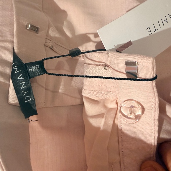 Dynamite Soft Pink Pleated Trousers - Picture 4 of 5